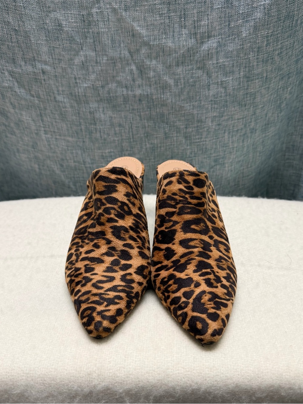 Massini Leopard-Print Pointed Mules - Brown/Black